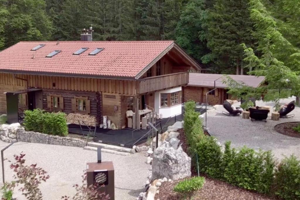 Chalet S - 5 Sterne Luxus Ferienhaus Direkt Am Eibsee Und Zugspitze Grainau Exterior photo